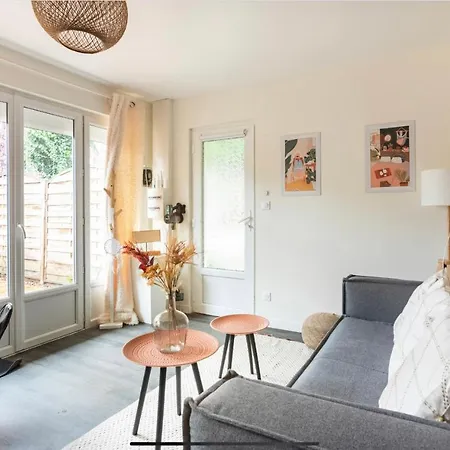 Le 102, Maison Avec Terrasse Et Parking Gare De Apartman Rouen